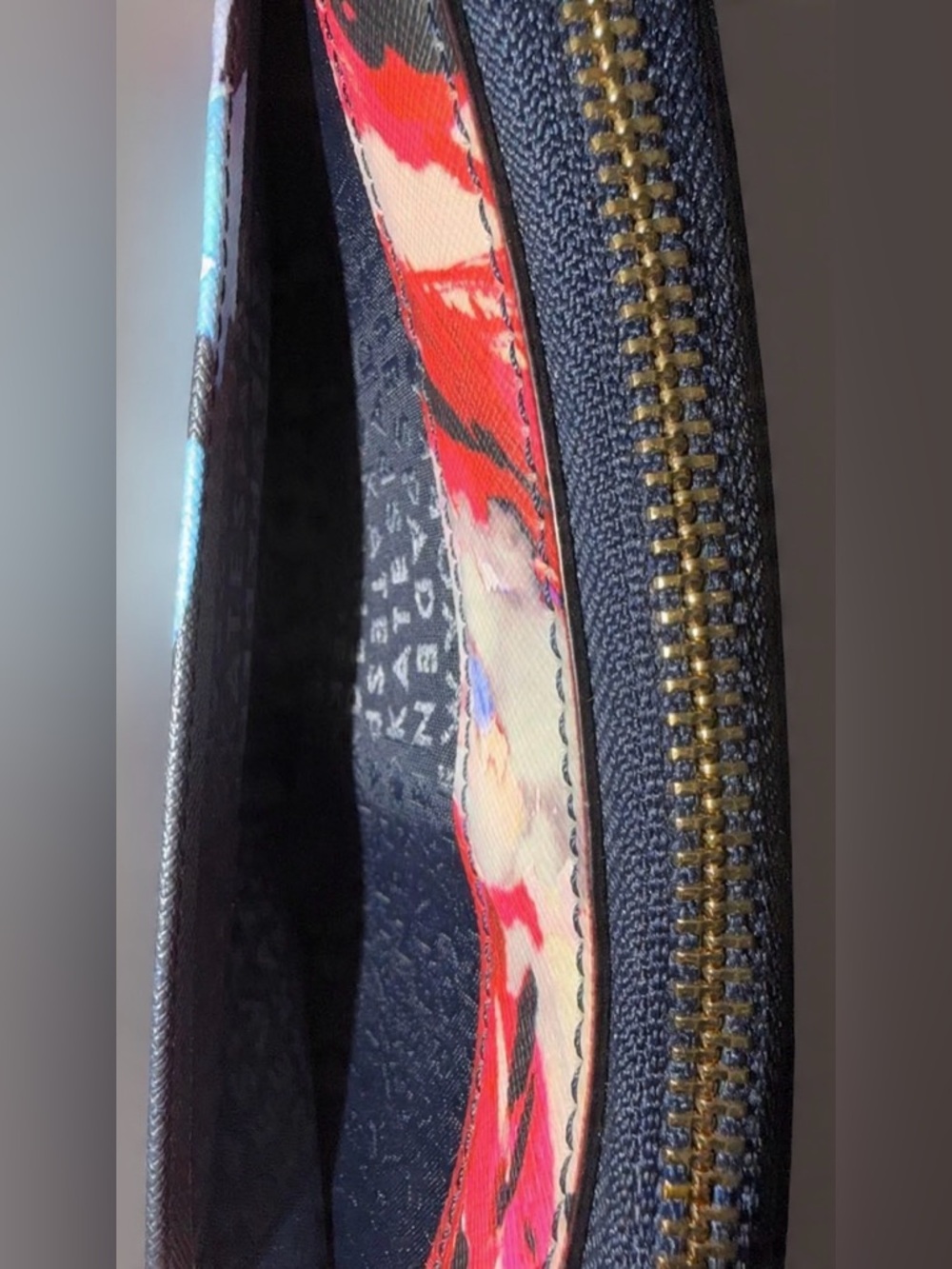 Kate Spade- New York Laurel Way Bifold Wallet-Blurry Watercolor Floral- Like New - Picture 3 of 7